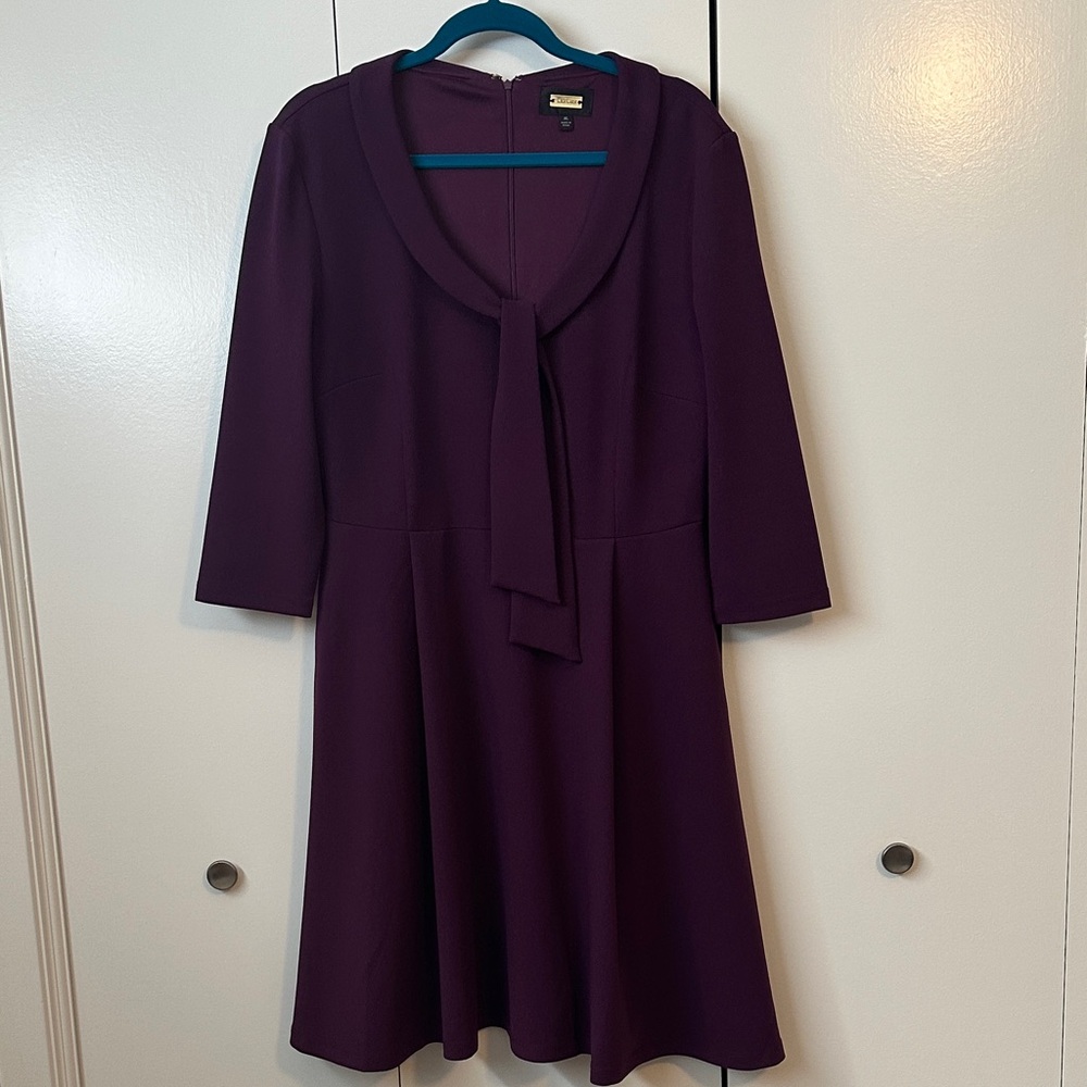 Alexia Admor Plum Long Sleeve Dress